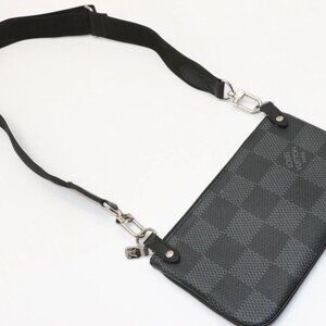 Louis Vuitton Trio Messenger N50017 Shoulder Bag Damier ( front zipped Bag Only)
